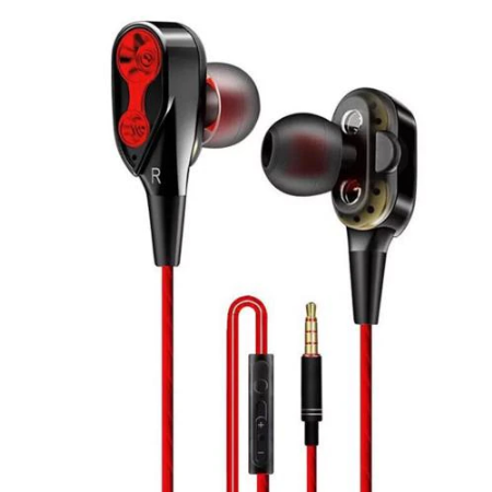 Balanced Armatured + Dynamic Earphones 2 Drivers Moving Coil Iron 3.5mm Universal In-Ear Wired Earphone Newest 3D Stereo Headset