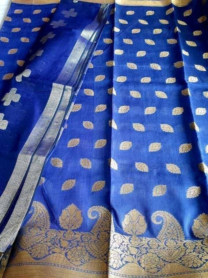 original indian half silk katan 2pc