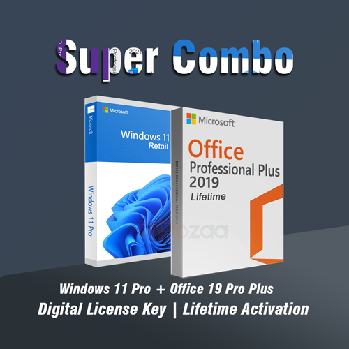 Windows 11 Pro Office 2019 Professional Plus For Windows - Combo Offer - Lifetime License Key - Instant Email Delivery