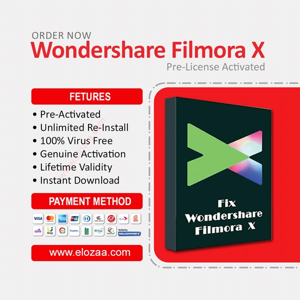 Wondershare Filmora X (V10) for Windows  - Lifetime Activation - Instant Download