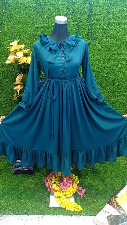 Girls Long Gown-Double body zorjet