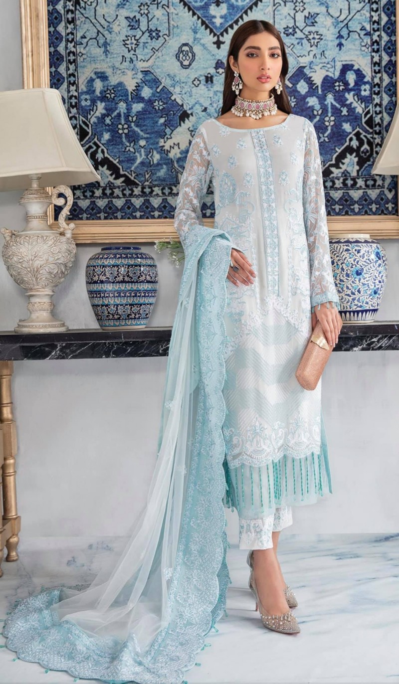 Azalea chiffon collection Dupatta chiffon & organza