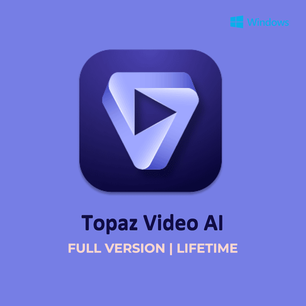 Topaz Video AI 3.1 for windows - Lifetime Activation - Instant Download