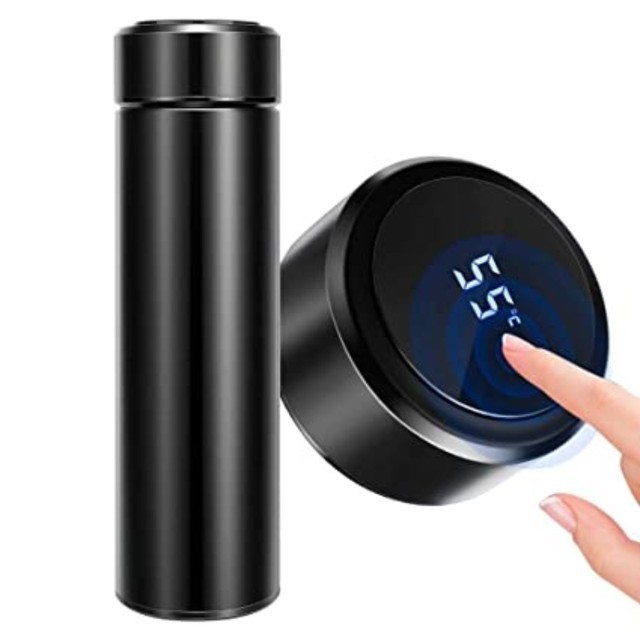 Smart Thermos LED Touch Display Temperature 304 Stainless Steel Water Cup Straight Cup Insulation