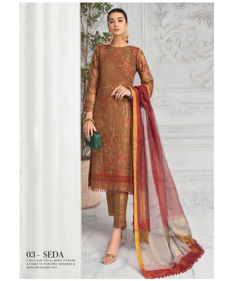 Azalea chiffon collection Dupatta chiffon & organza