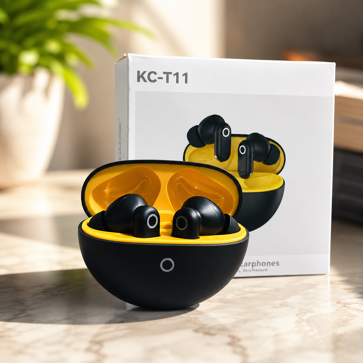 T-11 True Wirelees TWS (Premium Sound & Deep Bass, Ultimate Comfort, Easy Lightweight, Long Music Play Time)