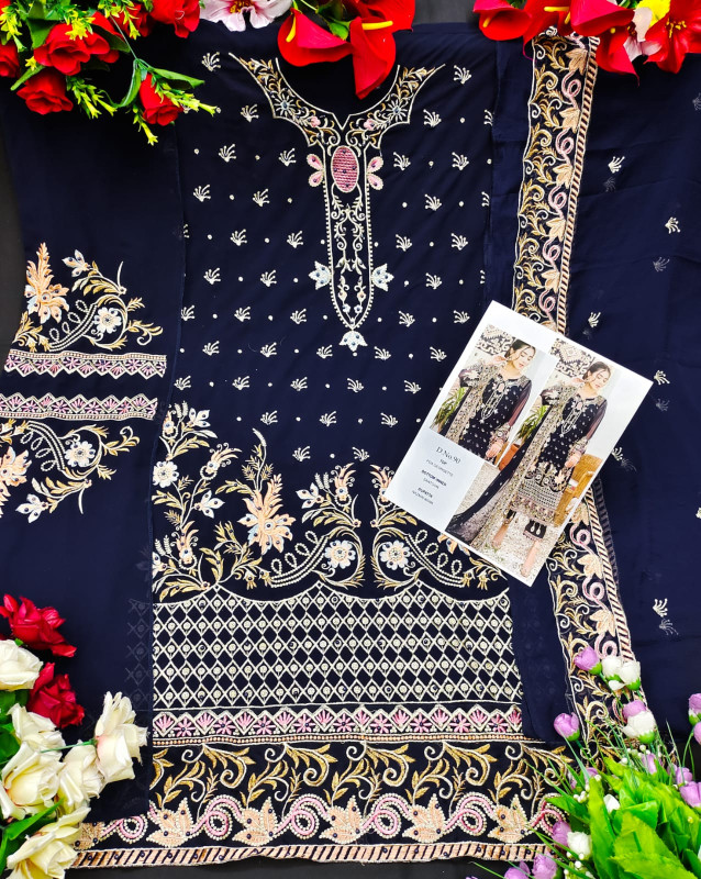 Indian Zaina Vol-9 Premium Collection Fox Jorjat Dress Material Festive Collection