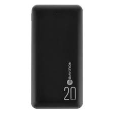 Baykron 20,000 mAh Ultra-Fast Lithium Polymer Power Bank – Black