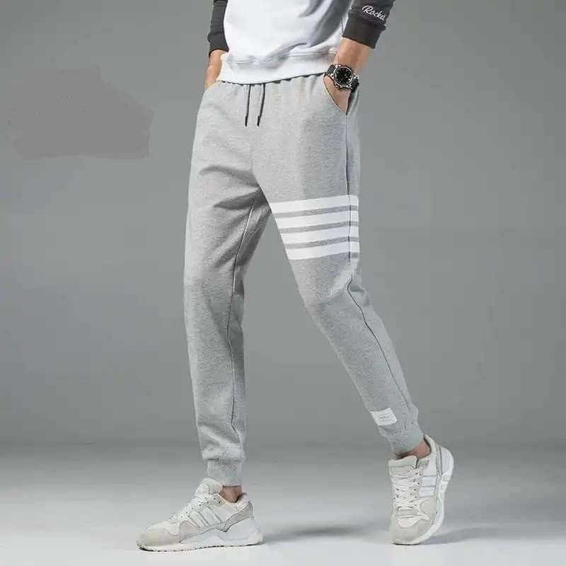 Super Skinny Rib Stylish Sports Full Trouser for Men