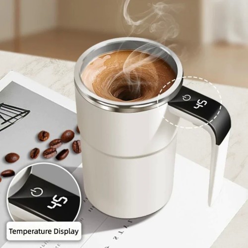 380ML Mini Electric Self Mixing Coffee Mug USB Rechargeable