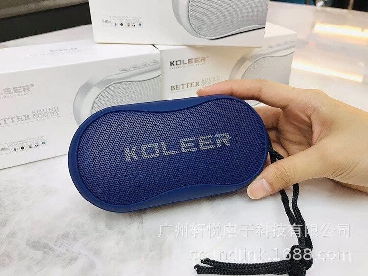 KOLEER S-29 Portable Bluetooth Speaker | Better Sound Quality | Wireless Mini Speaker with Strap & USB Cable