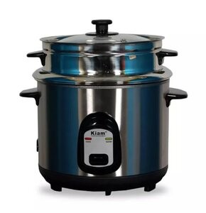 Kiam Rice Cooker 1.8 Ltr - Double pot (SS & Non Stick Pot)