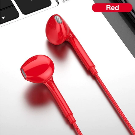 Quad-core Wired Headphones 3.5mm Sport Earbuds With Bass Mobile Phone Earphone Wire Stereo Headset Mic Music Earphones