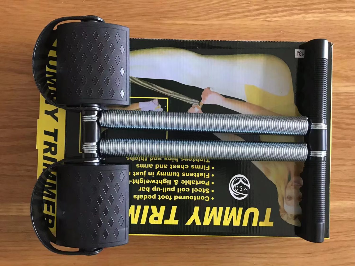 Tummy Trimmer Double Spring – Multipurpose Fitness Equipment for Men and Women | ABS Exerciser for Core, Arms, and Legs | Portable Home Workout Tool