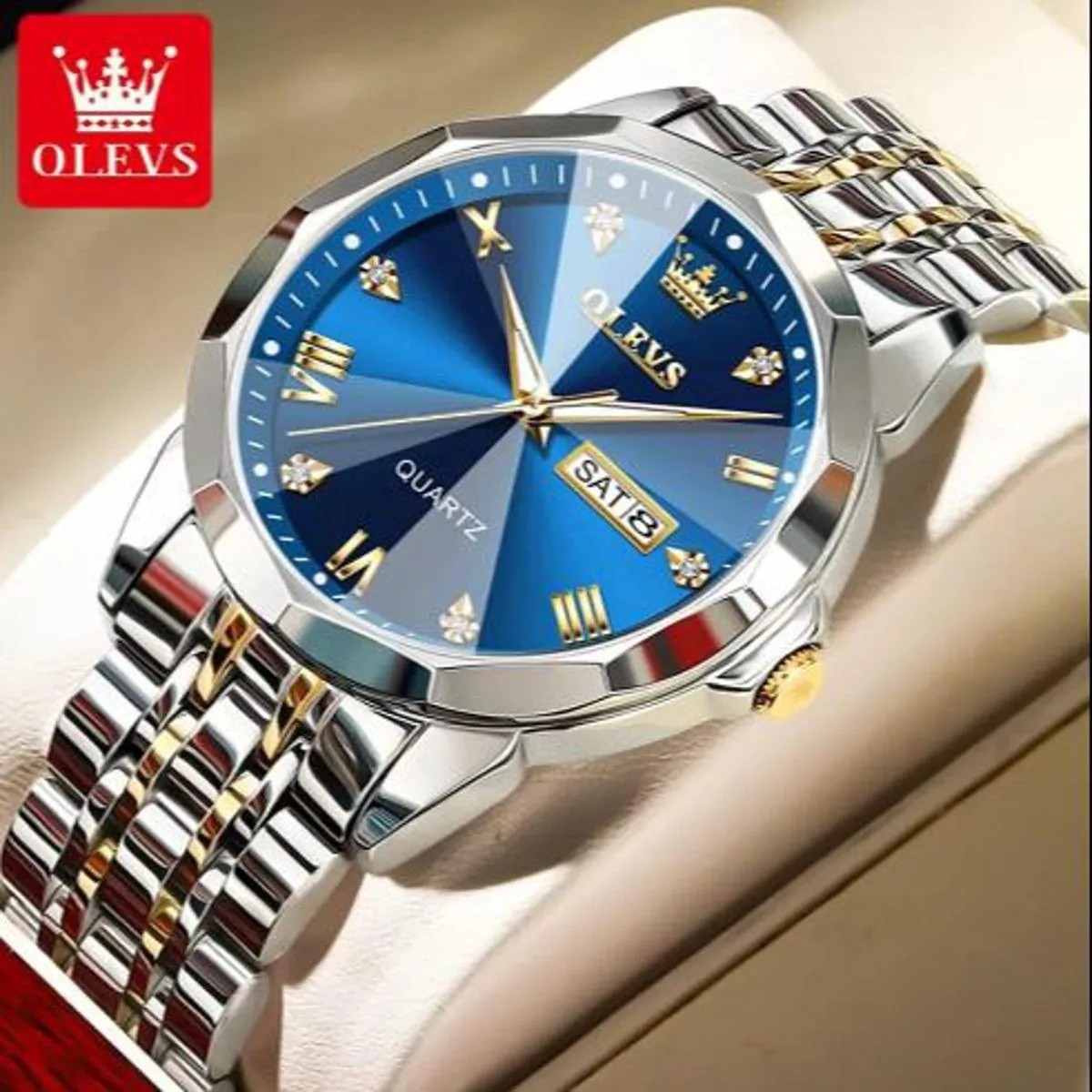 OLEVS 9931G লাক্সারি কোয়ার্টজ ঘড়ি