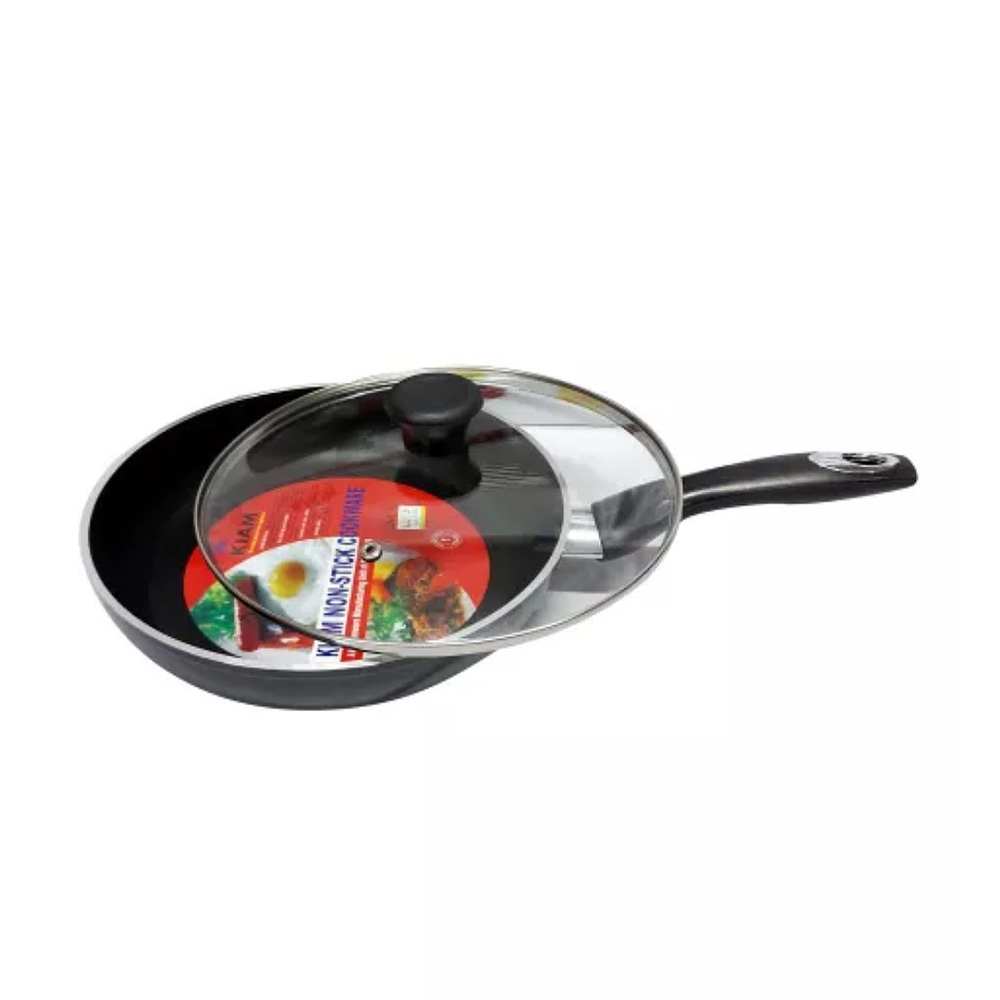 Kiam Classic Non-Stick Fry Pan With Glass Lid