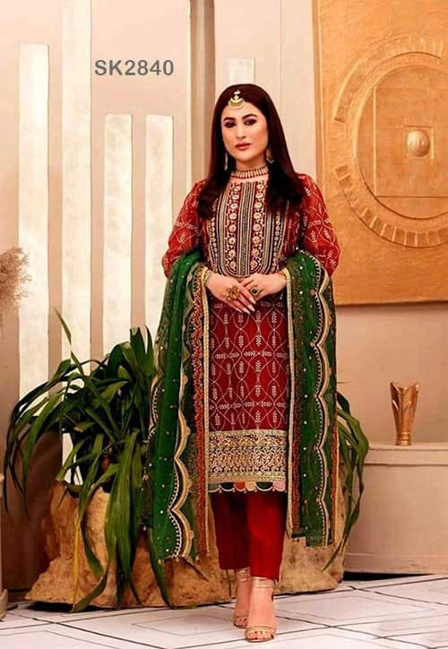 Indian Gorgeous Fashionable & Stylish 3Piece-121