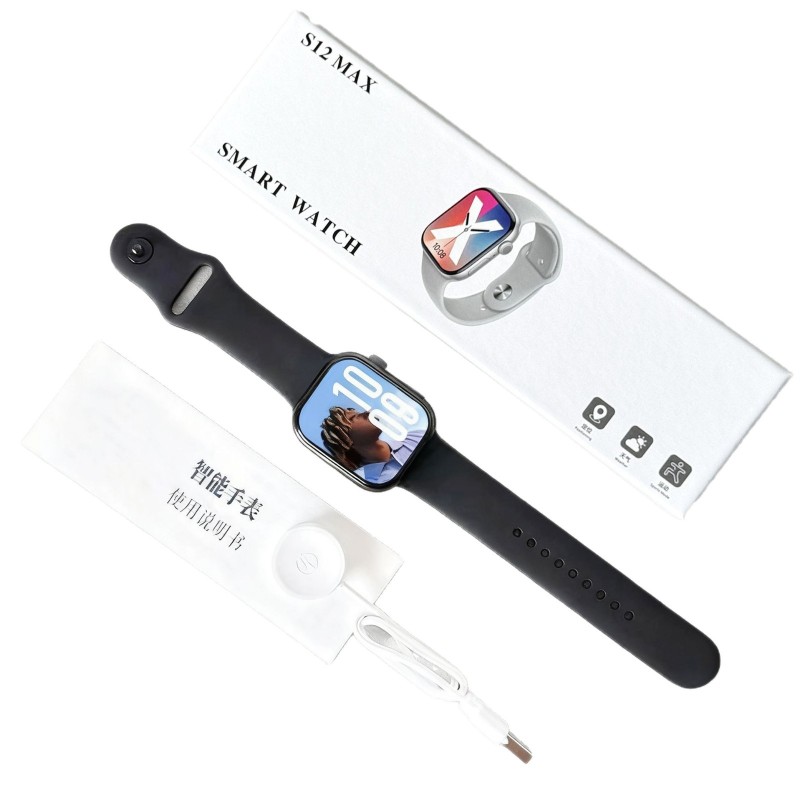 S10 Pro Max Smart Watch – 2.19" Full Touch Display, Bluetooth Call, NFC & Wireless Charging
