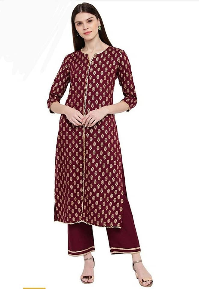 Skin Print Salwar and Kameez Two Piece