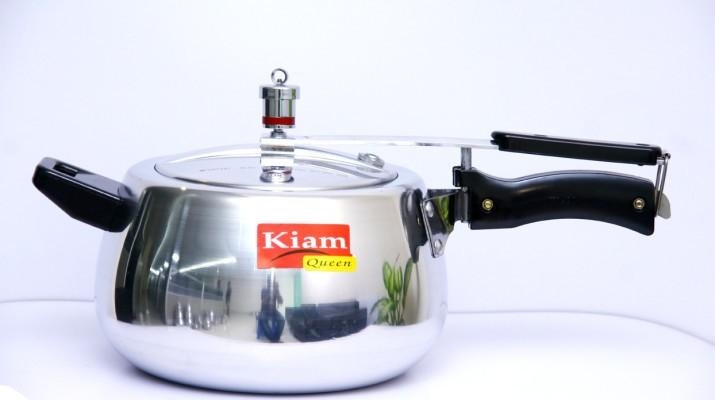 Kiam Queen Pressure Cooker-(White) IB