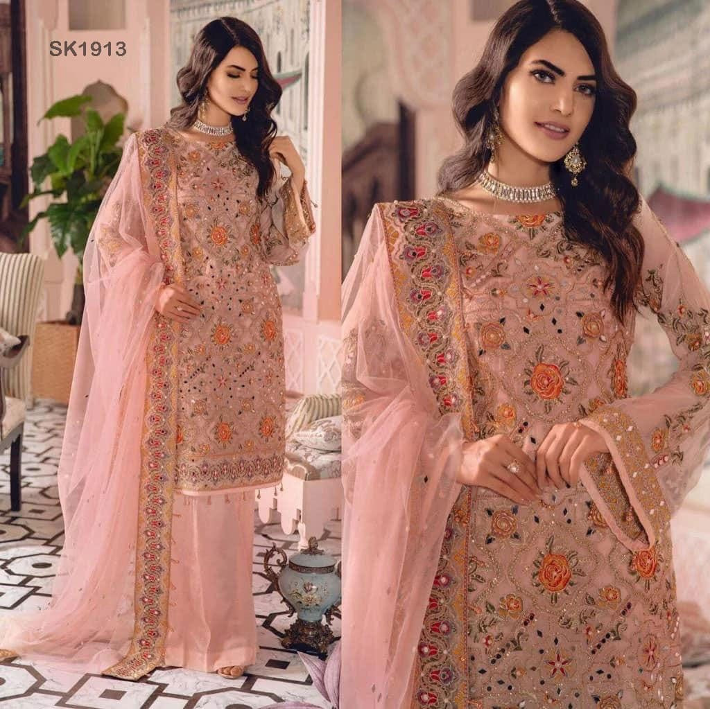 Pakistani Gorgeous Fashionable & Stylish 3Piece-100