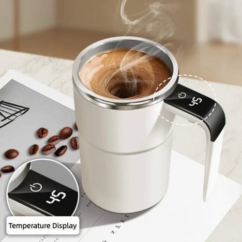 380ML Mini Electric Self Mixing Coffee Mug USB Rechargeable