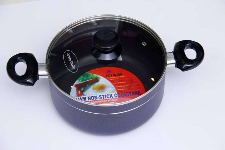 Kiam Classic Non-Stick Casserole With Glass Lid