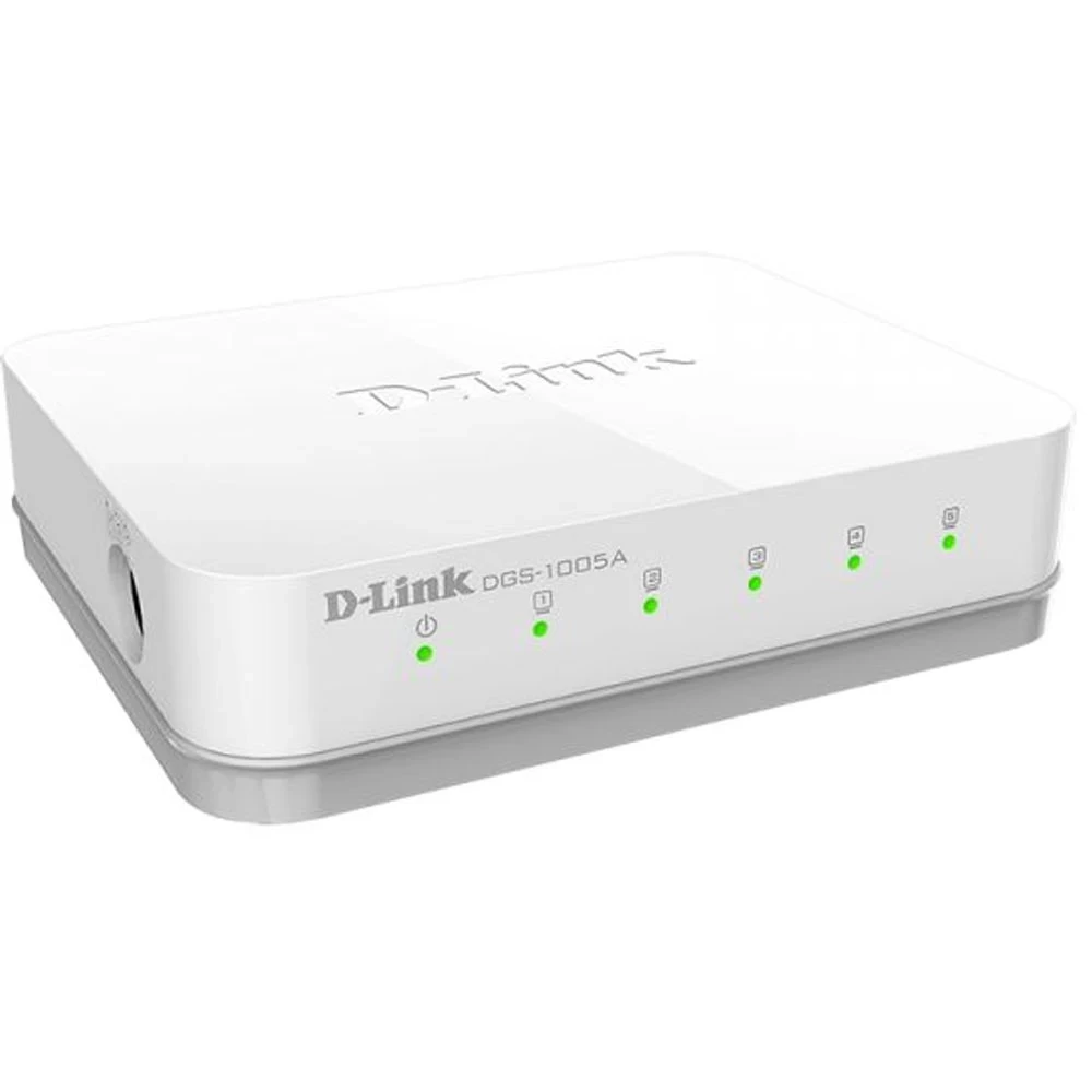 D-Link 5-Port Gigabit Unmanaged Desktop Switch (DGS-1005A)