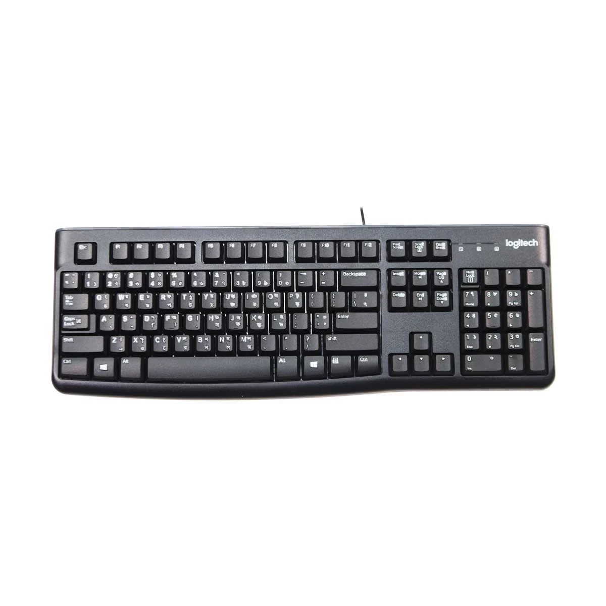 Logitech K120 Wired Keyboard for Windows, Plug and Play