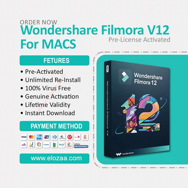 Wondershare Filmora X (V12) for Macs- Lifetime Activation - Instant Download