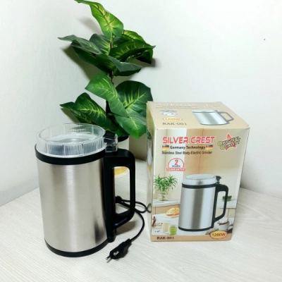 Silver Crest Stainless Steel Electric Mini Grinder 1200 Watt