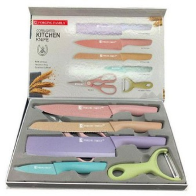 Forging Family Colorful Knife box set