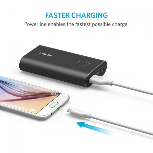 Anker PowerLine+ Micro USB 3ft UN White Offline Packaging V3