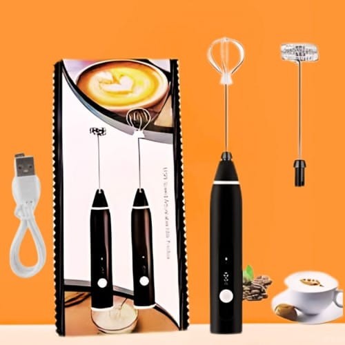 Electric Coffee Mixer Rechargeable Milk Shaker Maker Frother Foamer USB Charging