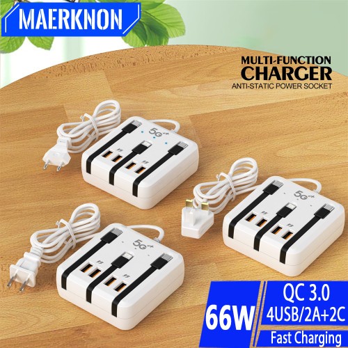 USB 3 in 1 Charger for Android & Apple
