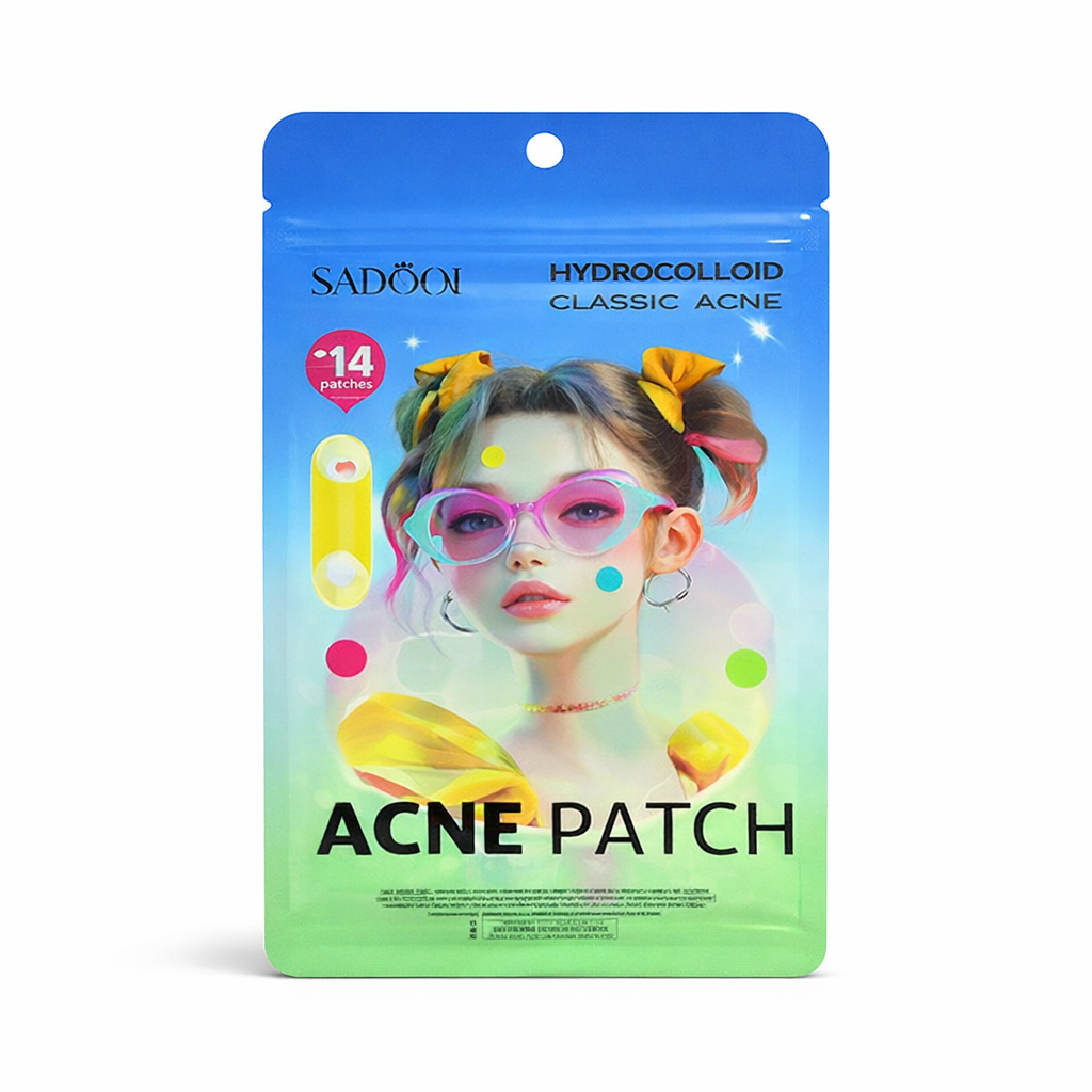 SADOER Hydrocolloid Colored Acne/Pimple Patches for Day & Night