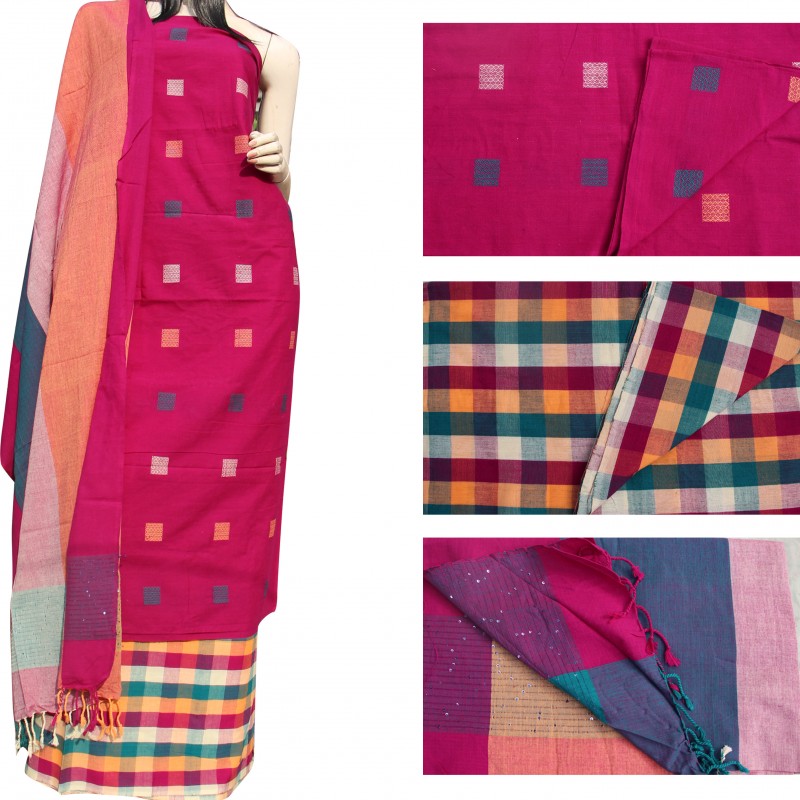 unstitched  Three piece for women