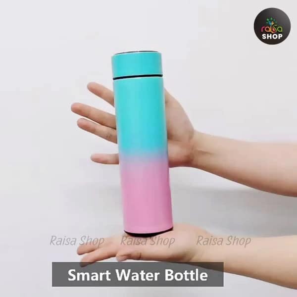 Smart Led Temperature Display Stainless Steel Water Bottle - Vacuum Insulated 500Ml - Stay Hydrated With This Smart Led Water Bottle