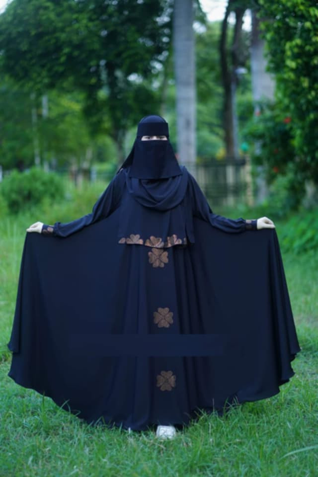 Original Dubai Cherry  Burkha With Hijab