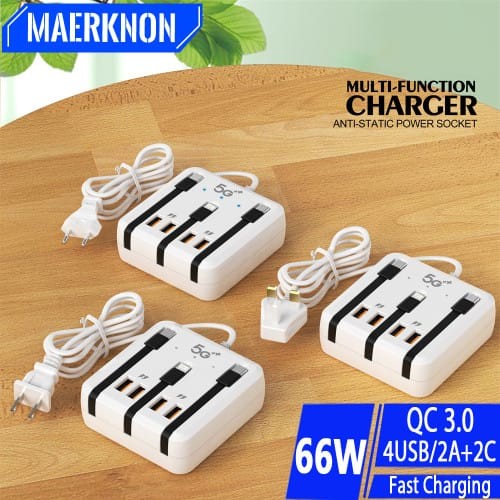USB 3 in 1 Charger for Android & Apple