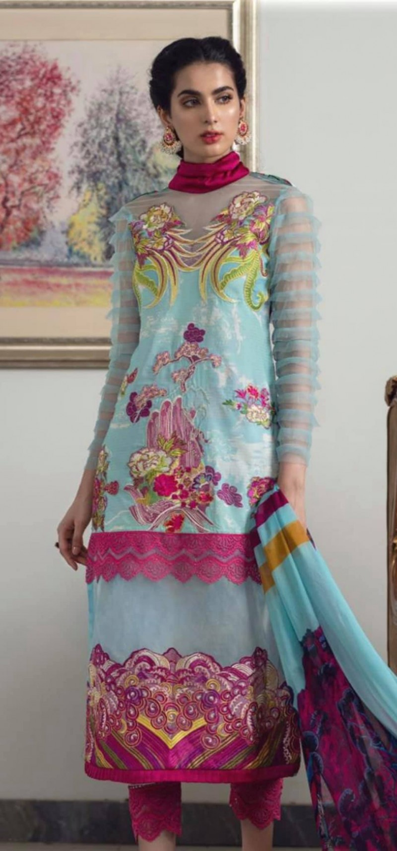 Kilruba Presents Asifa Nabeel Luxury Lawns Salwar Kameez