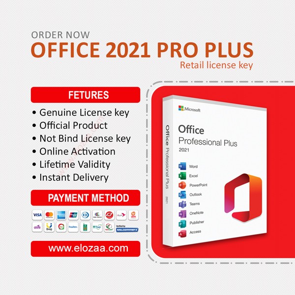 Microsoft Office 2021 Professional Plus License Key for Windows