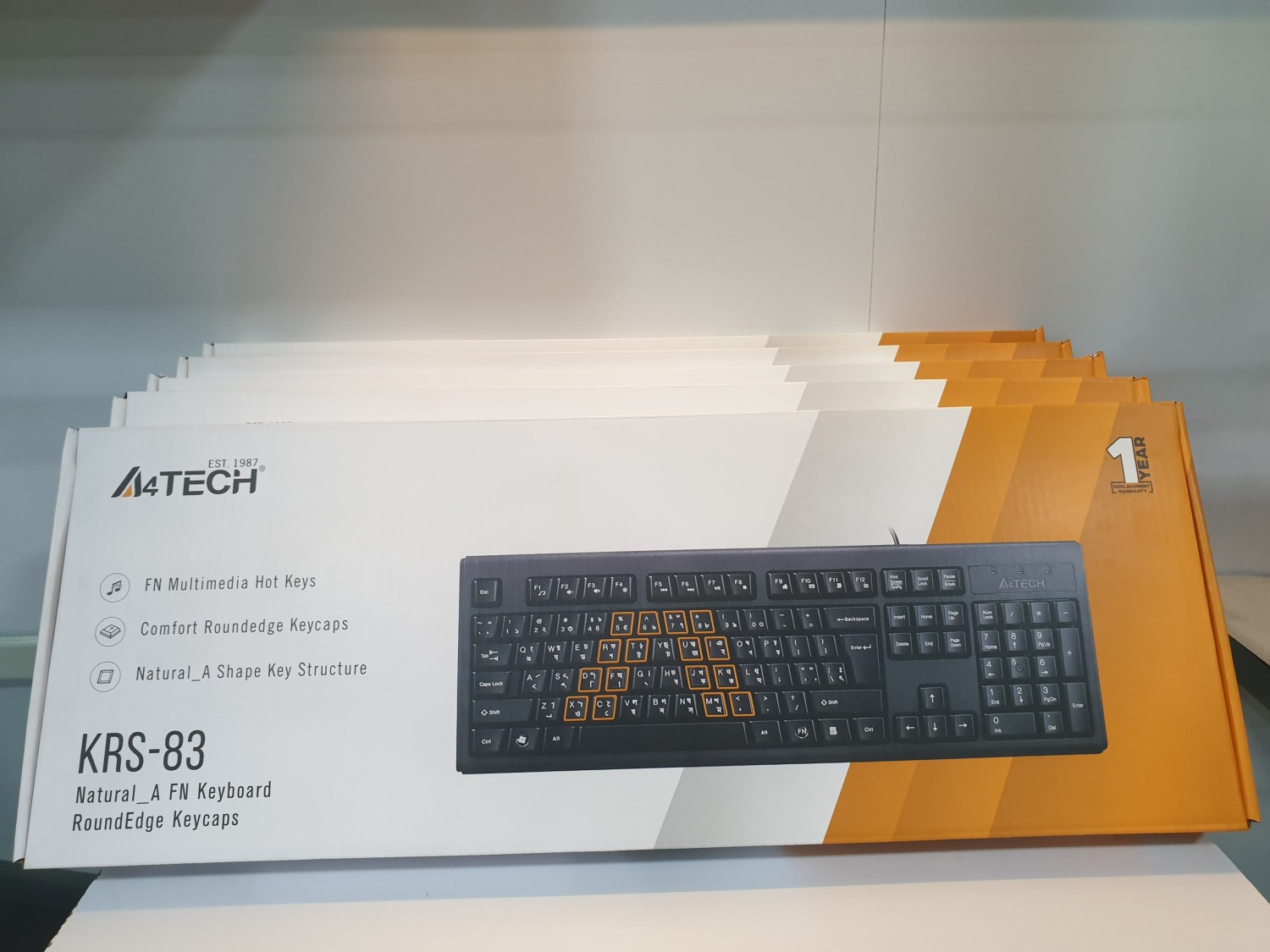A4TECH KRS-83 Wired Multimedia Keyboard