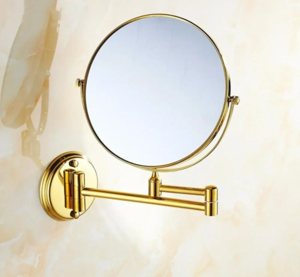 Golden Frame Make-up Mirror 8 Inch