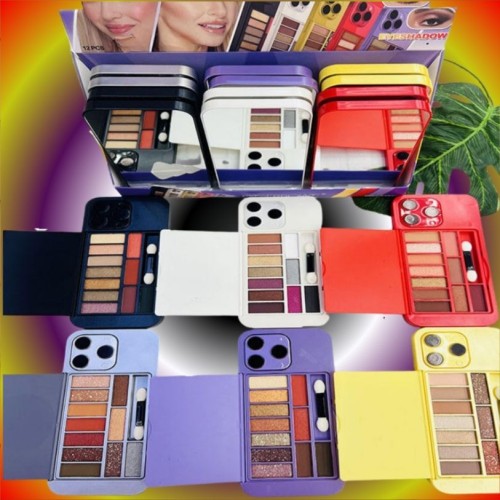 Iphone 14 Pro Max Shaped 11 Color Eyeshadow Palette with Mirror