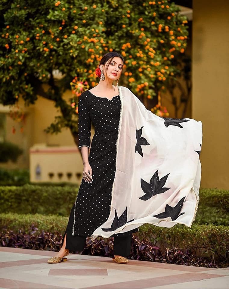 Unstitched Soft Cotton block Three Piece