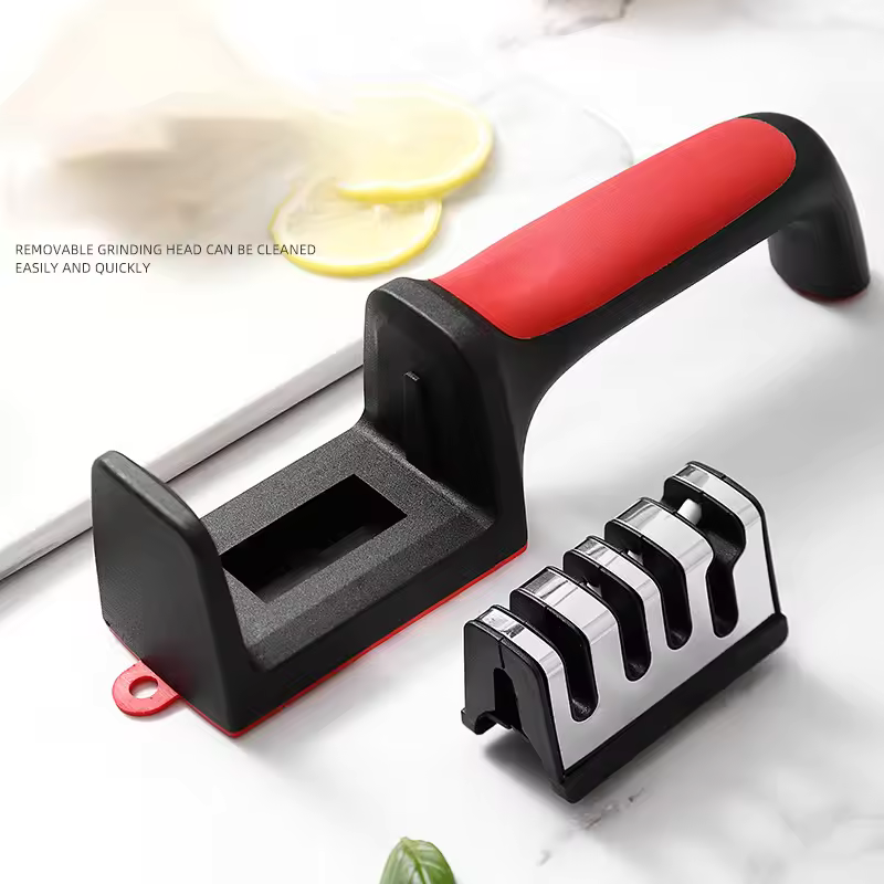 Sharpener Household Quick Sharpener Whetstone Stick Sharpening Kitchen Knife Kitchen Gadget Sharpener 4-Stage