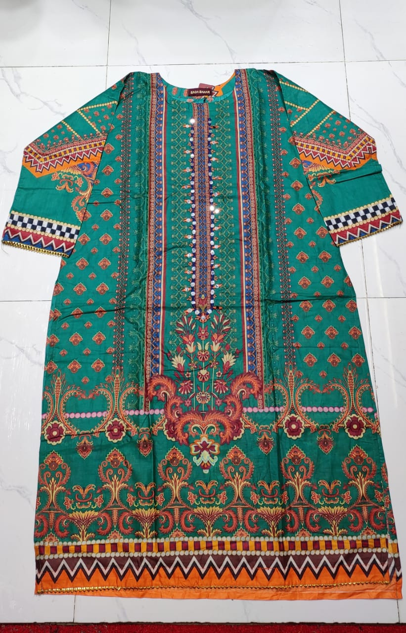 Pakistani women exclusive sada bahar cotton kurti