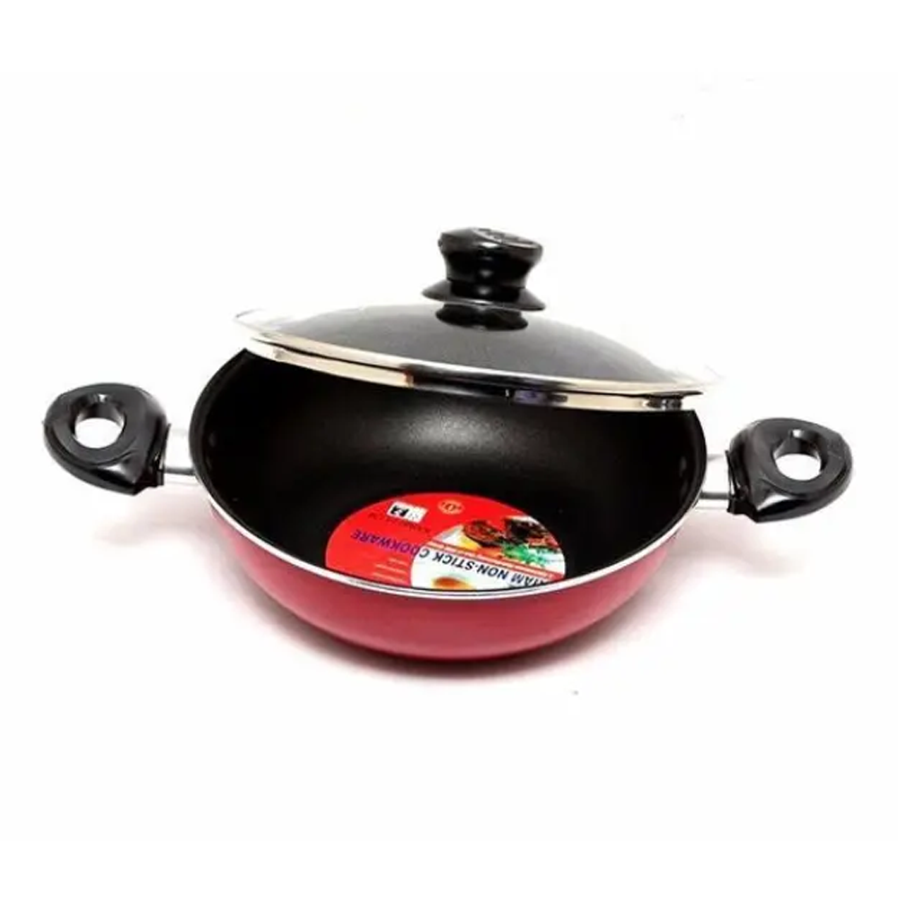 Kiam Non Stick Karai With Glass Lid