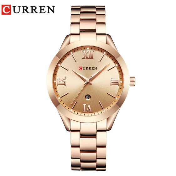 CURREN Gold Watch Women Watches Ladies 9007 Steel Women's Bracelet Watches Female Clock Relogio Feminino Montre Femme